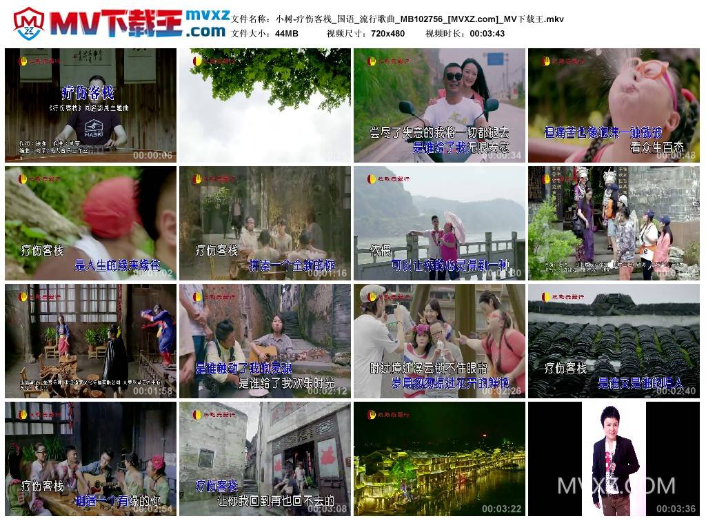 小树-疗伤客栈_国语_流行歌曲_MB102756